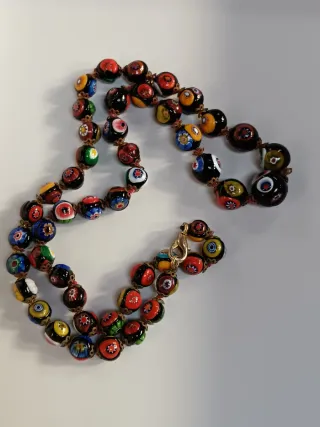 Collana Veneziana Murano Millefiori