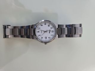 Reloj Lotus Plata y Blanco