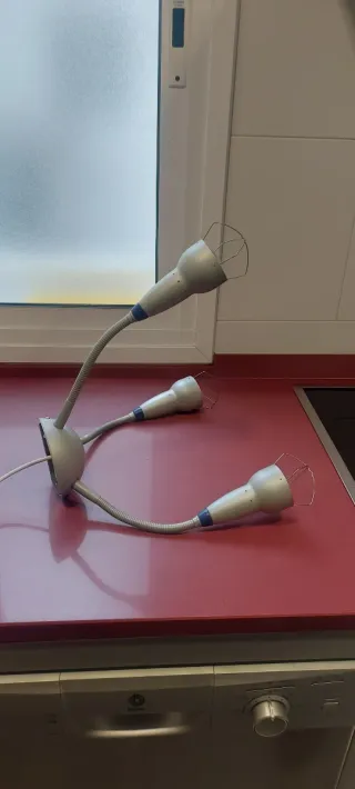 Lámpara de techo flexible 3 focos