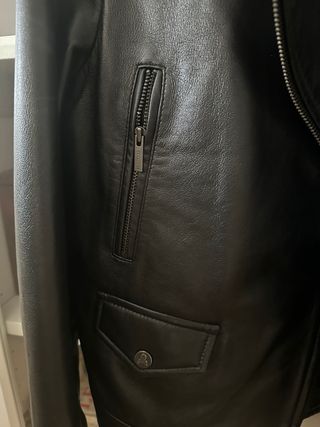 Chaqueta Biker Piel Mujer Scalpers Talla M