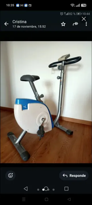 Bicicleta estática Decathlon
