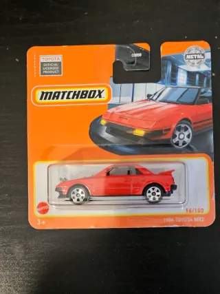 Matchbox 1984 Toyota MR2 Vermelho
