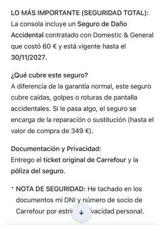 Nintendo Switch OLED + Seguro Daños