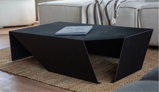 Mesa de centro diseño metal negro