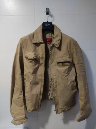 Cazadora de cuero Zara Talla L