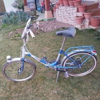 Bicicleta BH plegable azul