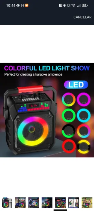 Máquina de karaoke Socodox con micrófonos