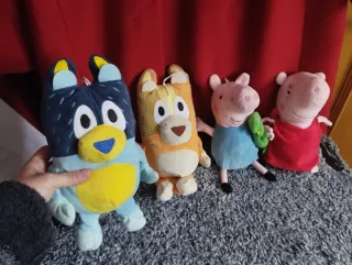 Peluche Rey leon, micky, stich, bluy, superman, ET