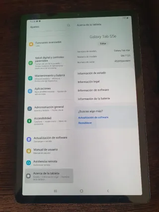 Tablet Samsung Galaxy Tab S5e