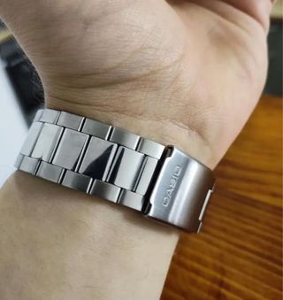 Orologio Casio Uomo Blu Argento