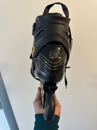 Patines Freeskate Slalom KRF Negro/Dorado