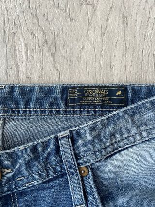 Jeans uomo strappati blu taglia 46