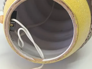 Lámpara cerámica vintage Italia multicolor