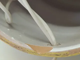 Lámpara cerámica vintage Italia multicolor