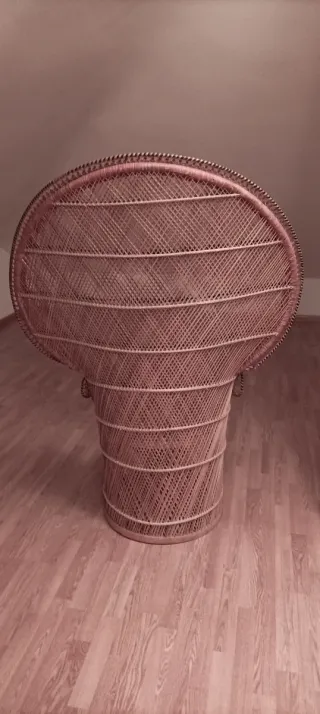 2 Sillones Vintage Ratán Estilo Peacoc