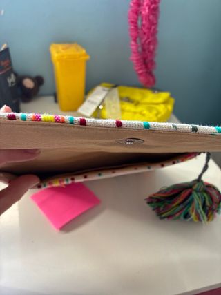 Bolso fiesta serpiente negro y blanco