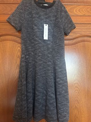 Vestido gris corto
