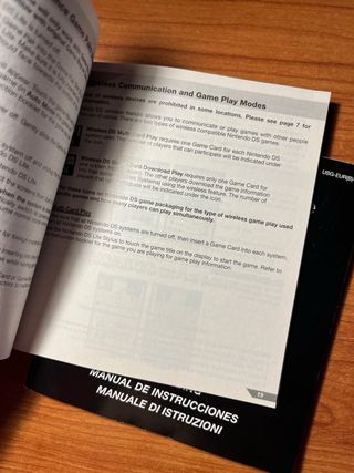 Manual Nintendo DS Lite