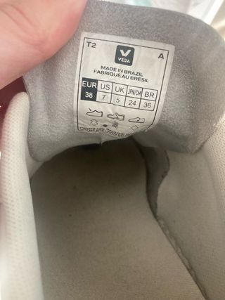 Zapatillas Veja Talla 38 en buena estado.
