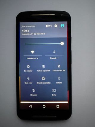 Móvil Motorola Moto G 2ª Gen Negro