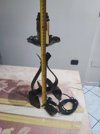 Lampada antica ferro battuto