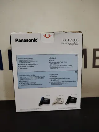 Panasonic KX-TS580G Teléfono Azul