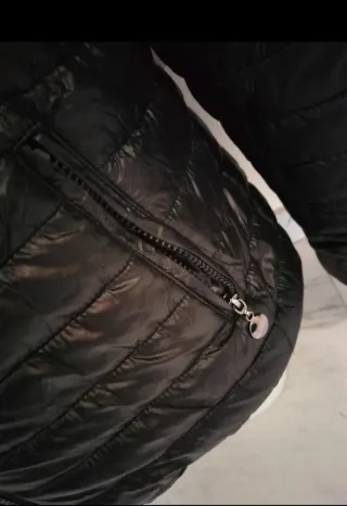 Piumino double face nero