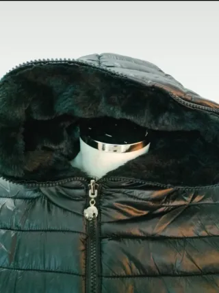 Piumino double face nero