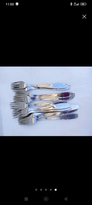 Cubertería plateada nuevo
