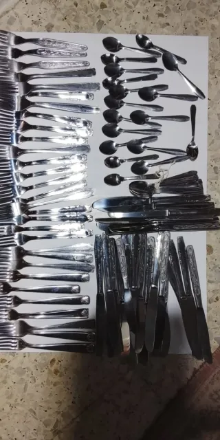 Cubertería plateada nuevo