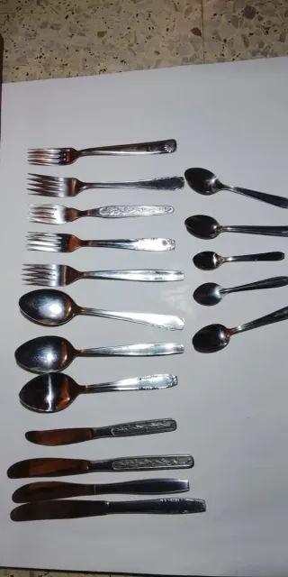 Cubertería plateada nuevo
