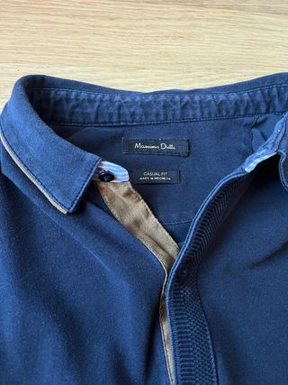 Polo Massimo Dutti Azul Marino