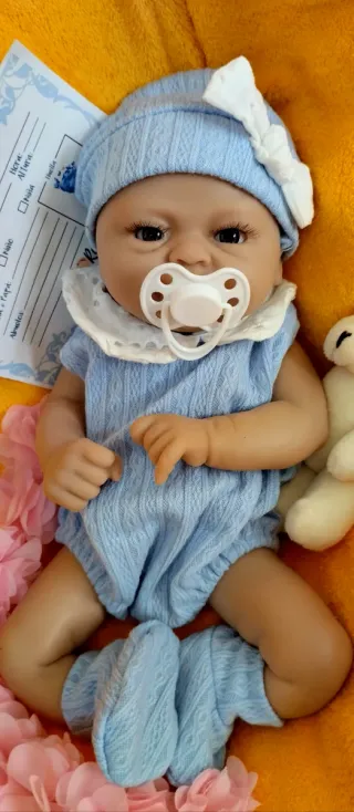 Bebé Reborn Silicona Completa Niño