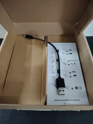 Auriculares Bluetooth Amazon Basics Negros