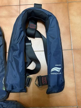 3 Chalecos Salvavidas Imnasa 275N Automáticos