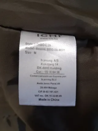 Cazadora verde mujer Talla M-L