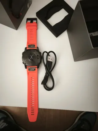 Garmin Fenix 7X Solar Naranja