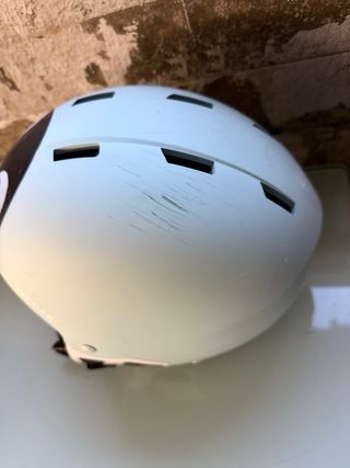 Tabla Snowboard Niño con Fijaciones y casco