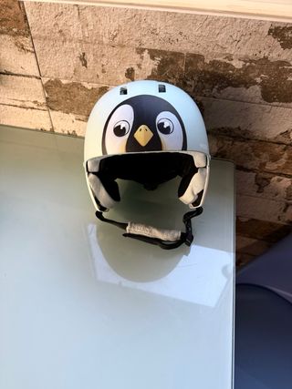 Tabla Snowboard Niño con Fijaciones y casco