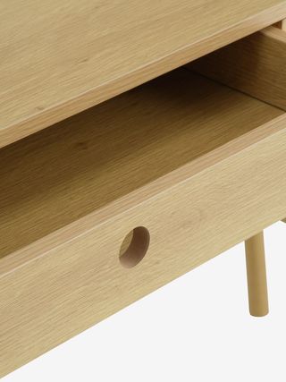 Escritorio LINDVED Roble 48x120 2 Cajones