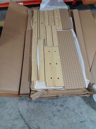 Escritorio LINDVED Roble 48x120 2 Cajones