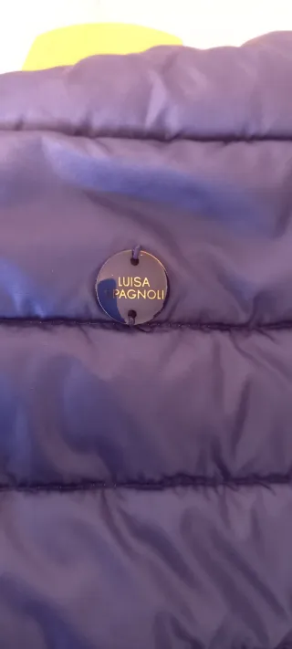 Giacca reversibile fantasie fiori blu e bianchi