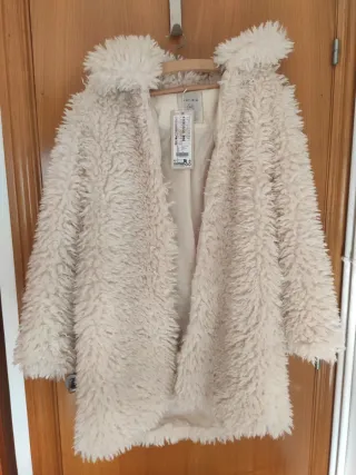 Abrigo peluche AMISU Talla S