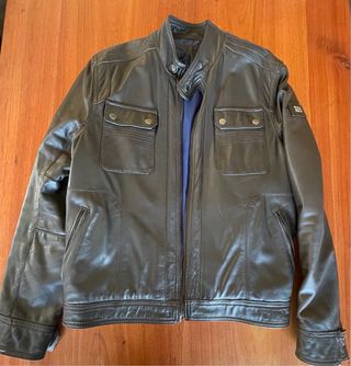 Cazadora Piel Cordero Pedro del Hierro Marrón PdH