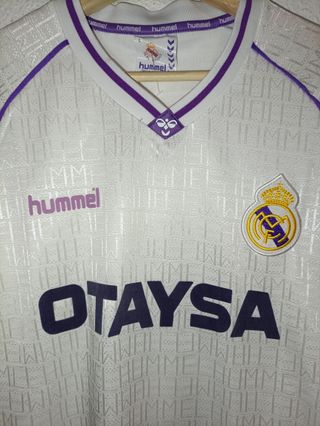 Camiseta futbol RM Hugo Sánchez futbol retro TallL