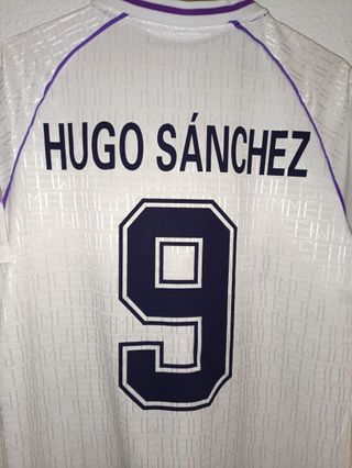 Camiseta futbol RM Hugo Sánchez futbol retro TallL