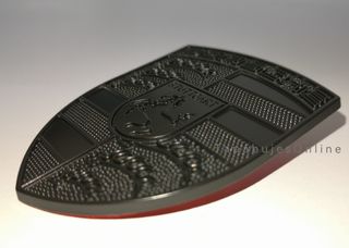 OFERTA 2x EMBLEMAS OFICIAL DE METAL CAPOT PORSCHE