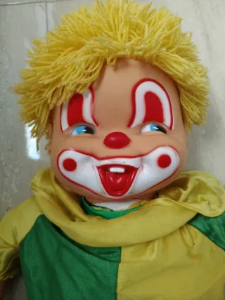 Muñeco payaso vintage