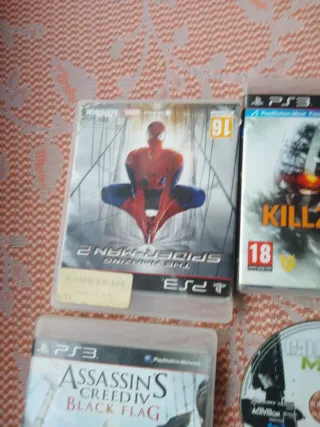 6 Juegos PS3: Spider-Man, Killzone, NBA, Assassin