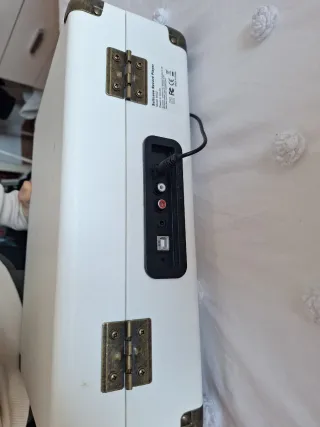 Tocadiscos Maletín Vintage Digitnow! Blanco